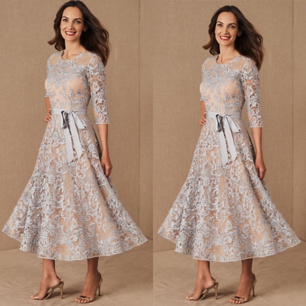 Anthropologie x BHLDN Linden Dress BLUE/AL…